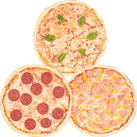 Сет Три итальянских пиццы