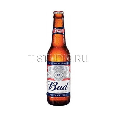 Безалкогольное пиво Бад 0,33 л.